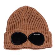 Uitdagende Gebreide Beanie C.p. Company , Brown , Heren