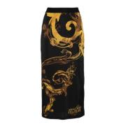 Midi Skirts Versace Jeans Couture , Black , Dames
