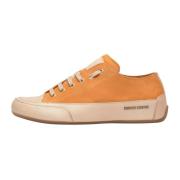 Buffed leather and suede sneakers Rock S Candice Cooper , Orange , Dam...