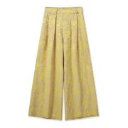 Wide Trousers MOS Mosh , Yellow , Dames