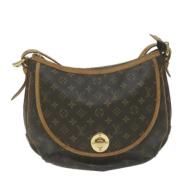 Pre-owned Canvas louis-vuitton-bags Louis Vuitton Vintage , Brown , Da...