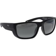 Gepolariseerde zonnebril met garantie Maui Jim , Black , Unisex