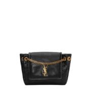 Pre-owned Leather crossbody-bags Yves Saint Laurent Vintage , Black , ...