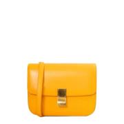 Pre-owned Leather celine-bags Celine Vintage , Yellow , Dames