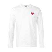 T-Shirts Comme des Garçons Play , White , Heren