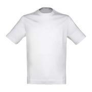Witte Optische Jersey Zak T-shirt Circolo 1901 , White , Heren
