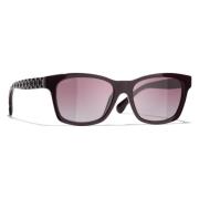 Sunglasses Chanel , Purple , Dames