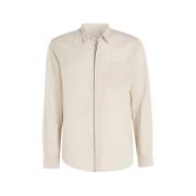 Overshirt- CK Linen Cotton Regular Shirt Calvin Klein , Beige , Heren