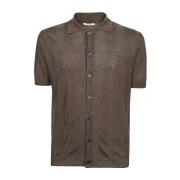 Short Sleeve Shirts Kangra , Brown , Heren