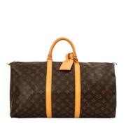 Pre-owned Canvas handbags Louis Vuitton Vintage , Brown , Dames