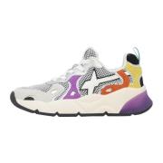 Suede and technical fabric sneakers Sarah-W. W6Yz , Multicolor , Dames
