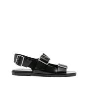 Sandals aeyde , Black , Dames