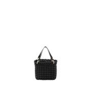 Zwarte Knopen Clutch Tas THEMOIRè , Black , Dames