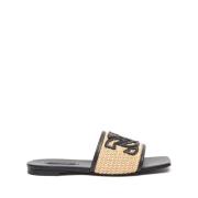 Sliders Casadei , Beige , Dames