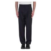Straight Trousers Costumein , Blue , Heren