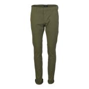 Stretch katoenen gabardine Gaubert broek Dondup , Green , Heren