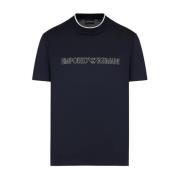 3D1Td4-1Juvz Korte Mouw Mode T-shirt Emporio Armani , Blue , Heren
