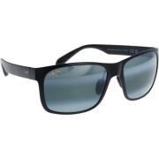 Red Sands Gepolariseerde Zonnebril Maui Jim , Black , Unisex