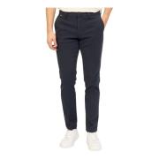 Blauwe Slim Fit Chino Broek Hugo Boss , Blue , Heren