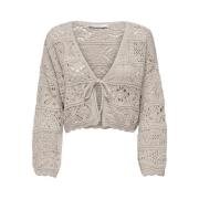 Beach Life Cardigan Only , Beige , Dames