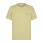 Handgeschreven Comfort T-shirt Maison Kitsuné , Yellow , Heren