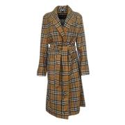 Pre-owned Wool outerwear Burberry Vintage , Multicolor , Dames