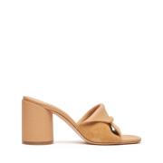 Heeled Mules Casadei , Beige , Dames