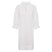 Stijlvolle witte jurk voor dagelijks gebruik Part Two , White , Dames