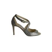Pre-owned Leather sandals Jimmy Choo Pre-owned , Gray , Dames