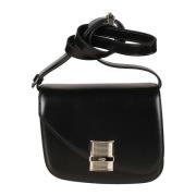 Fiamma S Flap Schoudertas Salvatore Ferragamo , Black , Dames