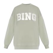 Tyler sweatshirt met logo Anine Bing , Green , Dames
