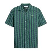 Gestreept overhemd Lacoste , Green , Heren