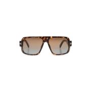 Turner zonnebril Tom Ford , Brown , Unisex