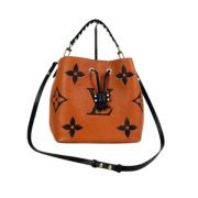 Pre-owned Leather louis-vuitton-bags Louis Vuitton Vintage , Orange , ...