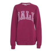 Magenta Sweatshirt met Cool Logo Ball , Pink , Dames