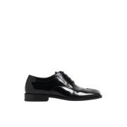 Pre-owned Leather flats Maison Margiela Pre-owned , Black , Dames