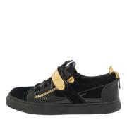 Pre-owned Leather sneakers Giuseppe Zanotti Pre-owned , Black , Dames