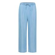 Straight Trousers Part Two , Blue , Dames