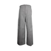 Pre-owned Wool bottoms Dior Vintage , Gray , Dames