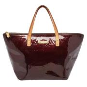 Pre-owned Leather totes Louis Vuitton Vintage , Red , Dames