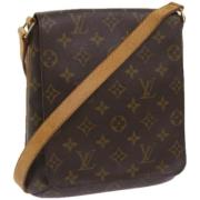 Pre-owned Canvas louis-vuitton-bags Louis Vuitton Vintage , Brown , Da...