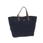 Pre-owned Canvas gucci-bags Gucci Vintage , Blue , Dames