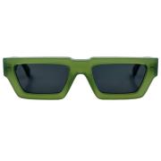 Sunglasses Off White , Green , Unisex