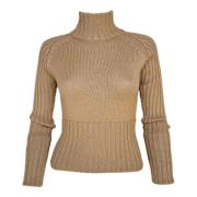 Pre-owned Wool tops Gucci Vintage , Brown , Dames