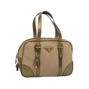 Pre-owned Cotton handbags Prada Vintage , Brown , Dames