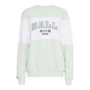 Mint Sweatshirt met Geborduurd Logo Ball , Green , Dames