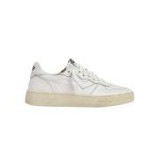 Witte Sneakers 4B12 , White , Heren