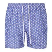 Azzurro Enea Zwemshort Barba Napoli , Blue , Heren