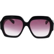 Gradient Lens Zonnebril Chloé , Black , Dames