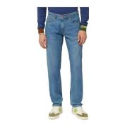 Straight Jeans voor Mannen Harmont & Blaine , Blue , Heren